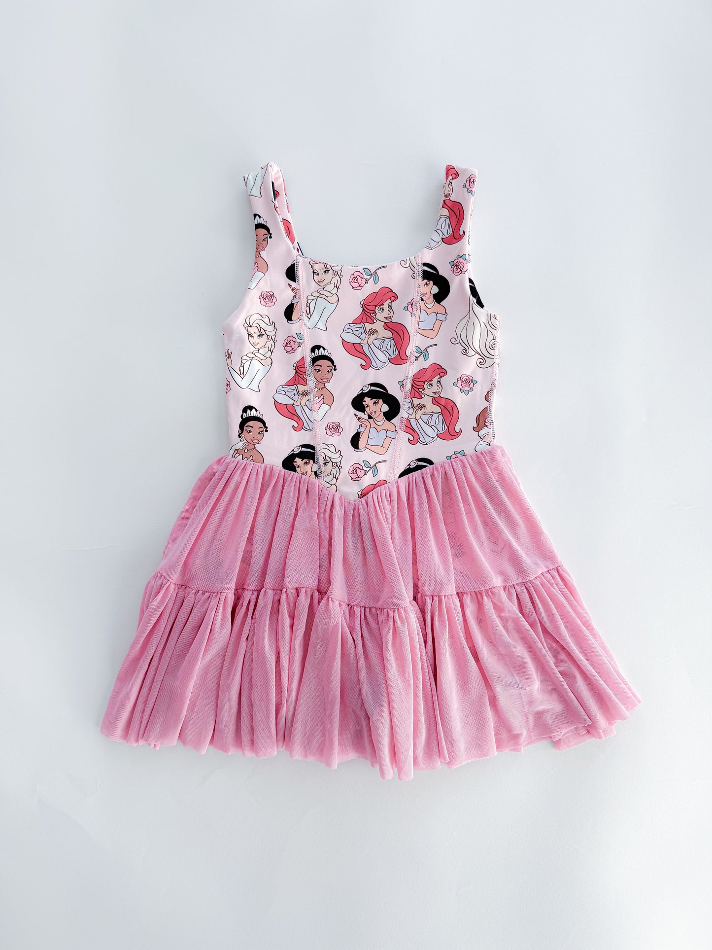 Ready to Ship Activewear Classic Princess Dress With Attached Shorties
