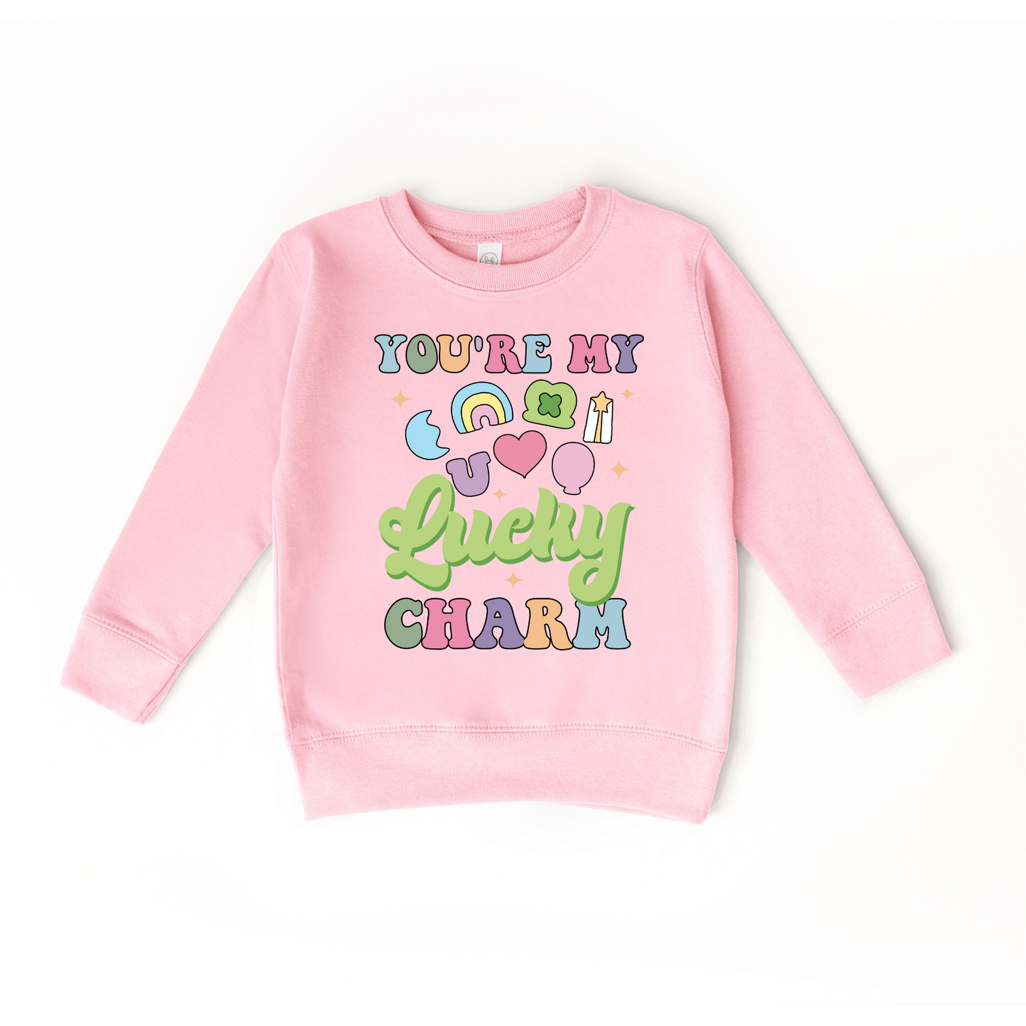 You're My Lucky Charm Pink Crewneck
