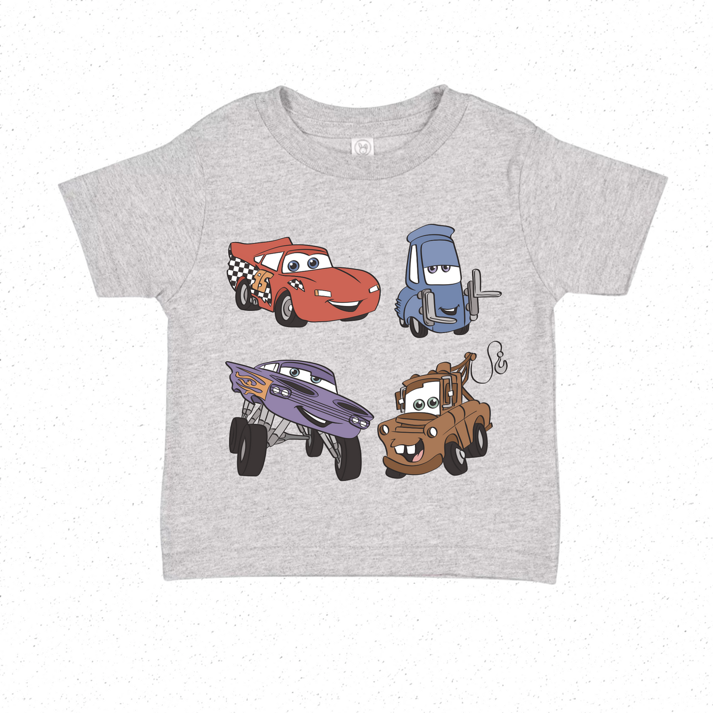 Magical Lightning Cars Gray Tee