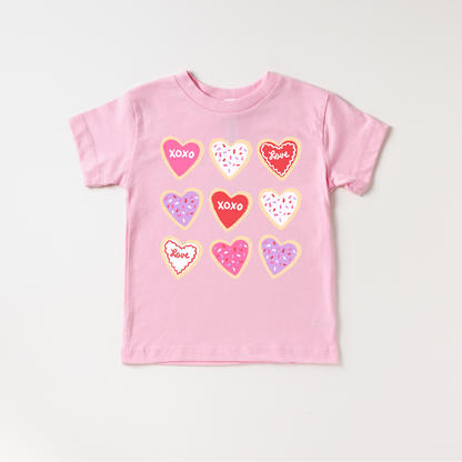 Valentines Cookies Pink Tee