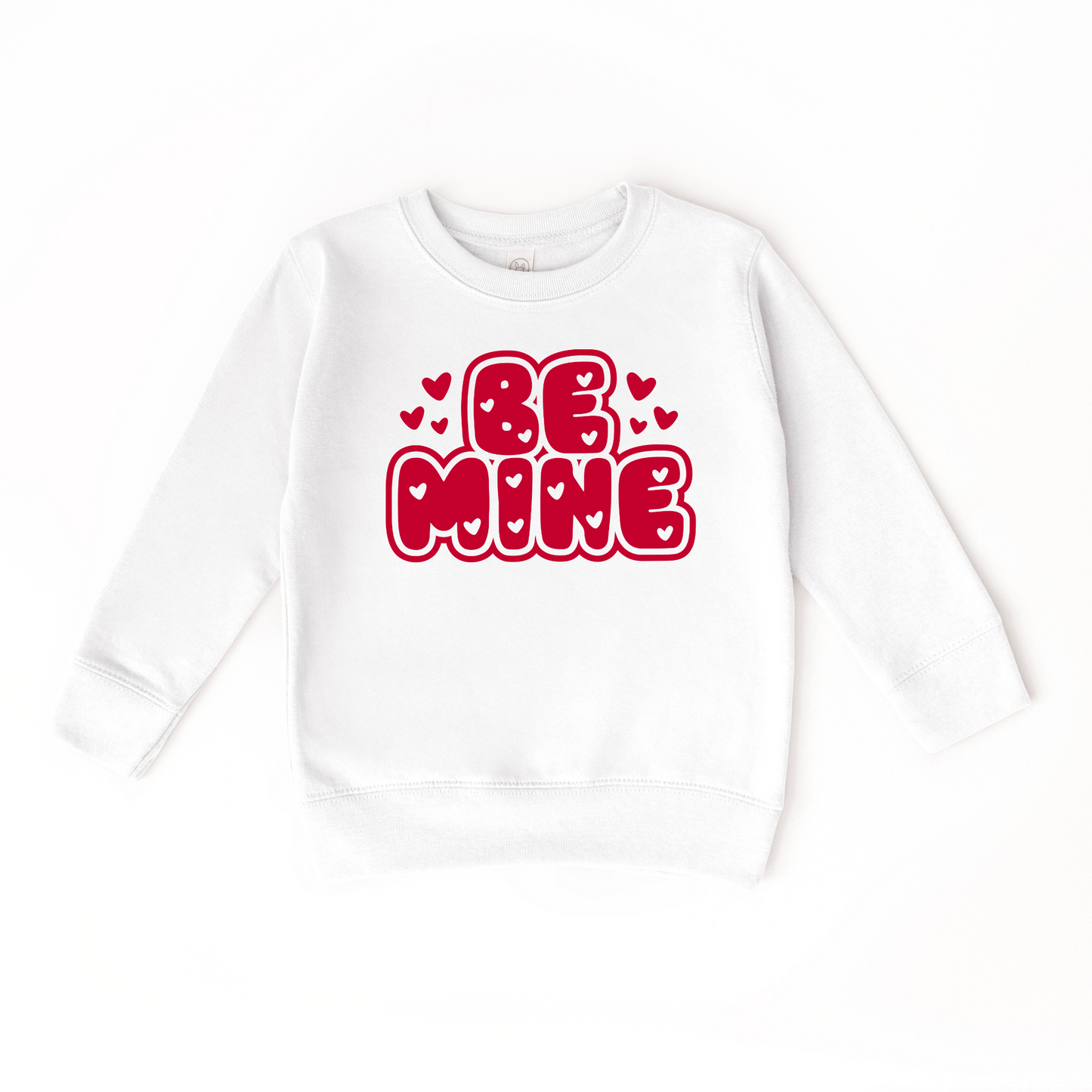 Be Mine White Crewneck