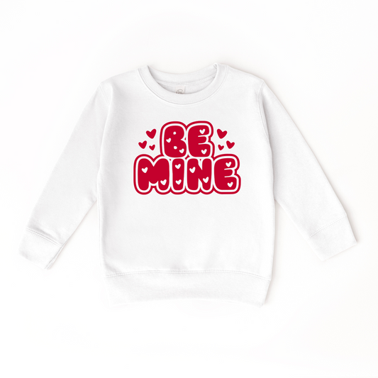 Be Mine White Crewneck
