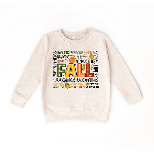 All Things Fall Natural Crewneck