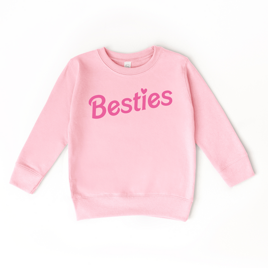 Besties Pink Crewneck