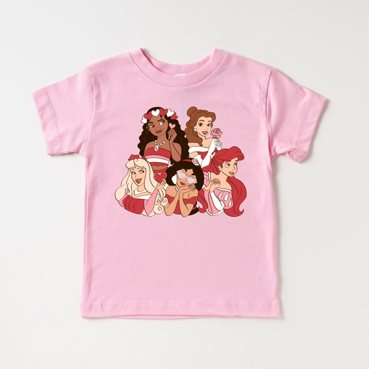 Valentine’s Day Besties Pink Tee