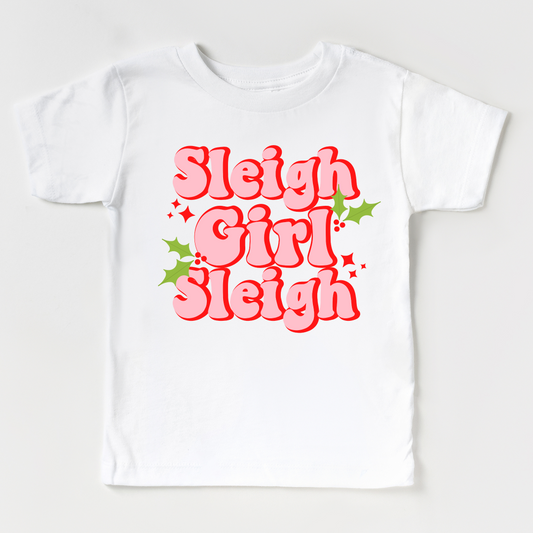 Sleigh Girl Sleigh White Tee