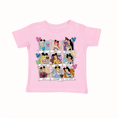 Mouse Snacks Princess Squad Pink Tee