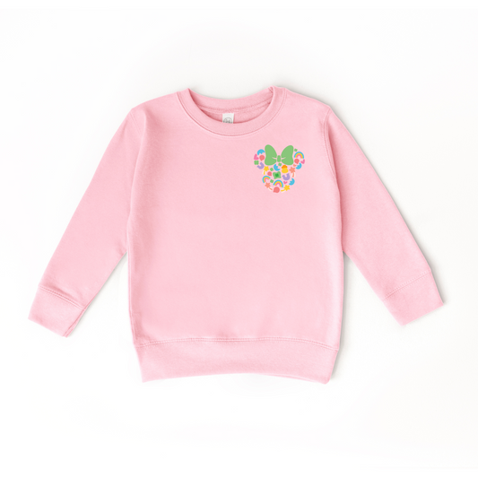 Magical Girl Mouse Pink Crewneck