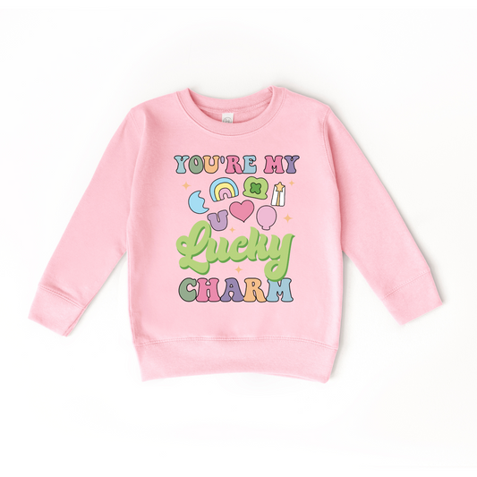 You're My Lucky Charm Pink Crewneck