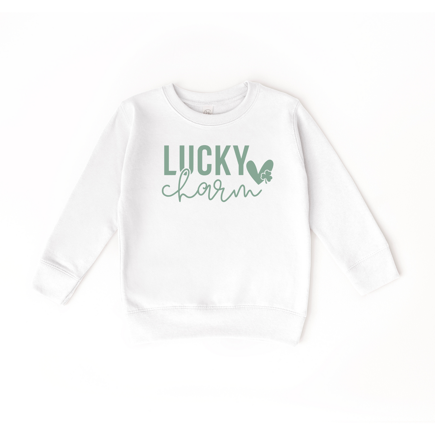 Lucky Charm White Crewneck