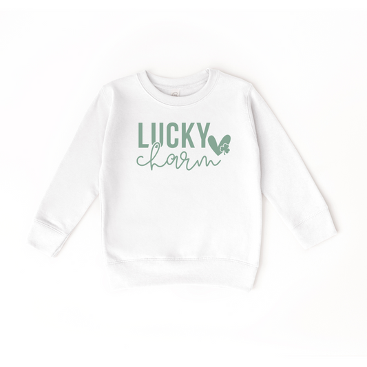 Lucky Charm White Crewneck