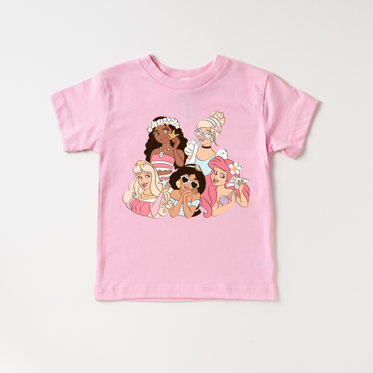 Princess Summer Squad Light Pink Tee