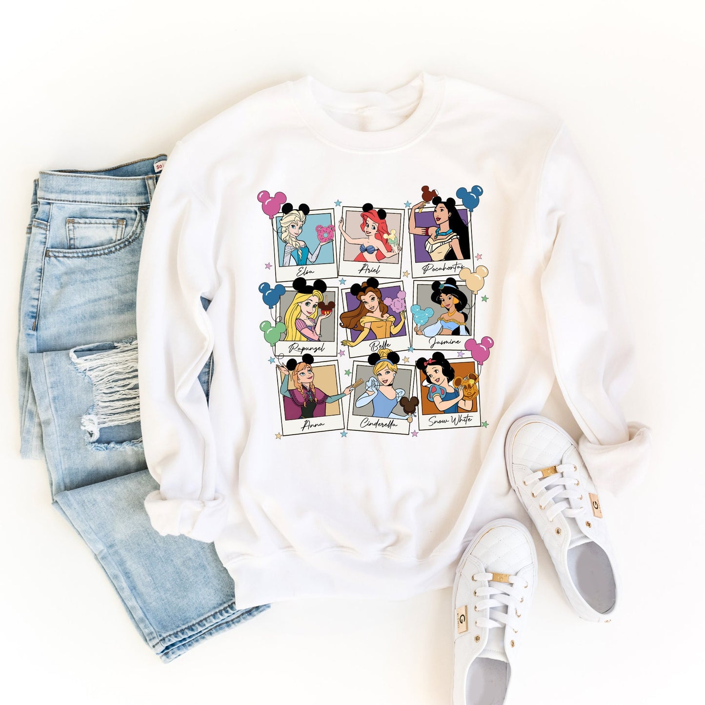 Mouse Snacks Princess Squad Sweater